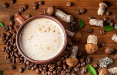 蘑菇咖啡已经风靡欧美健康性和低咖